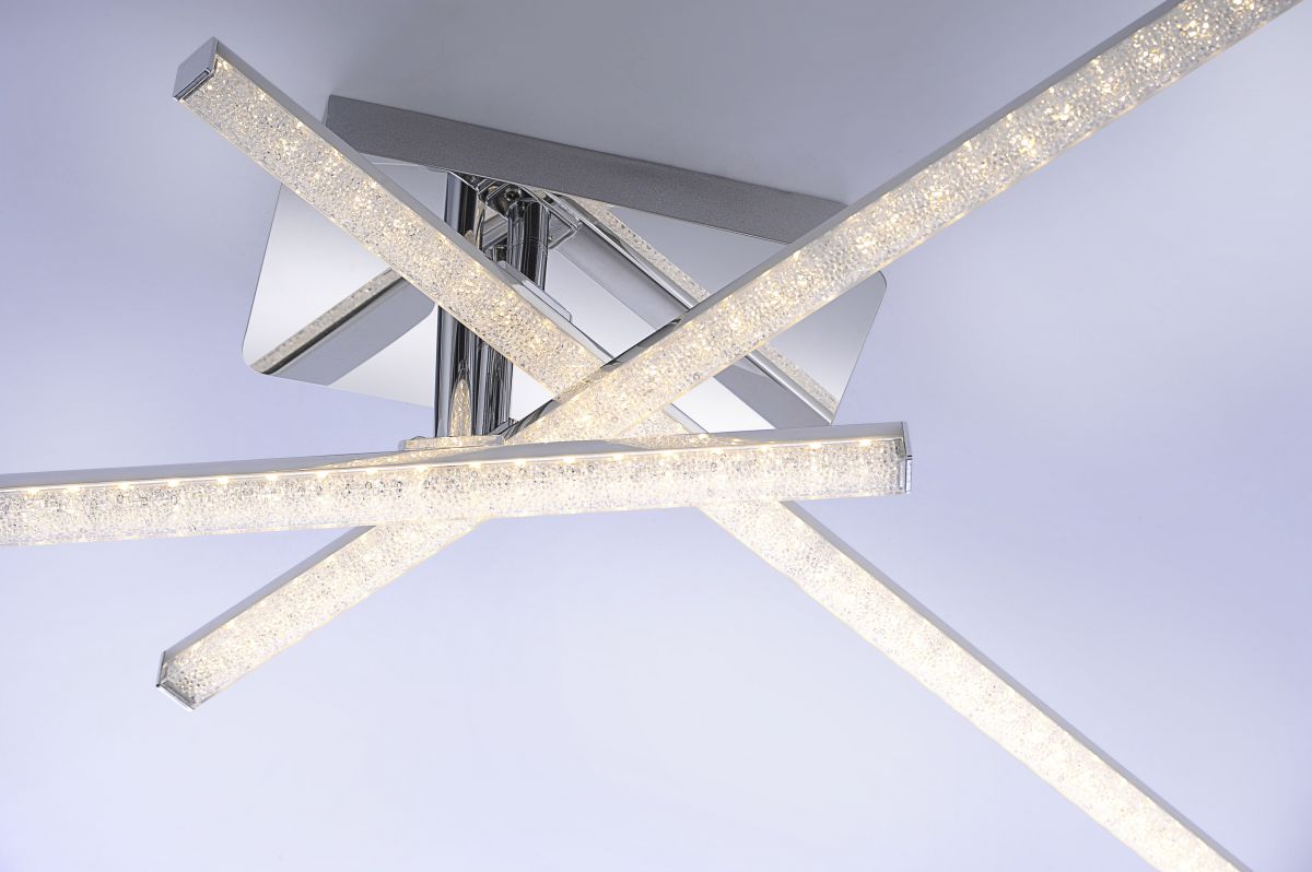 LED Deckenleuchte innen Simon 11293-17 chrom