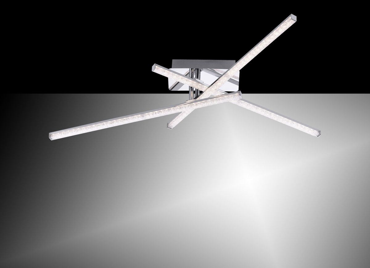 LED Deckenleuchte innen Simon 11293-17 chrom