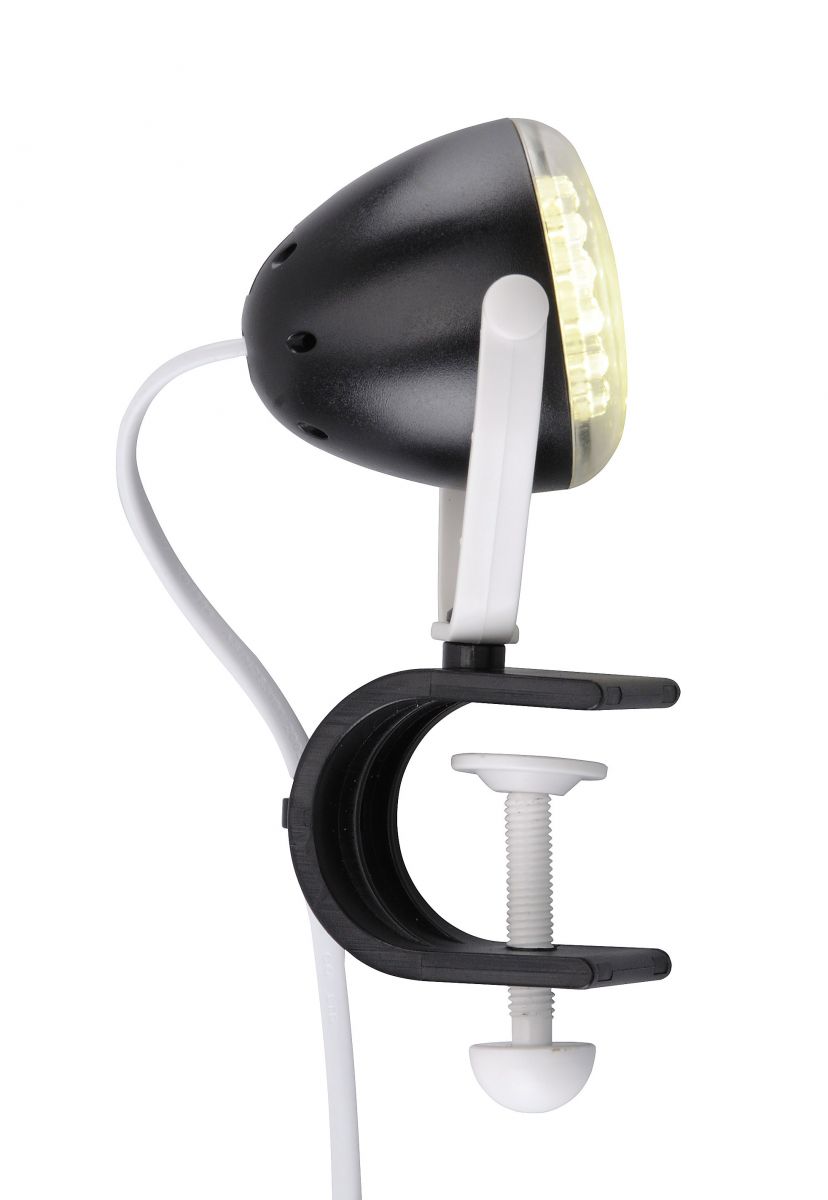 LED Klemmleuchte Podgy 13073-18 schwarz