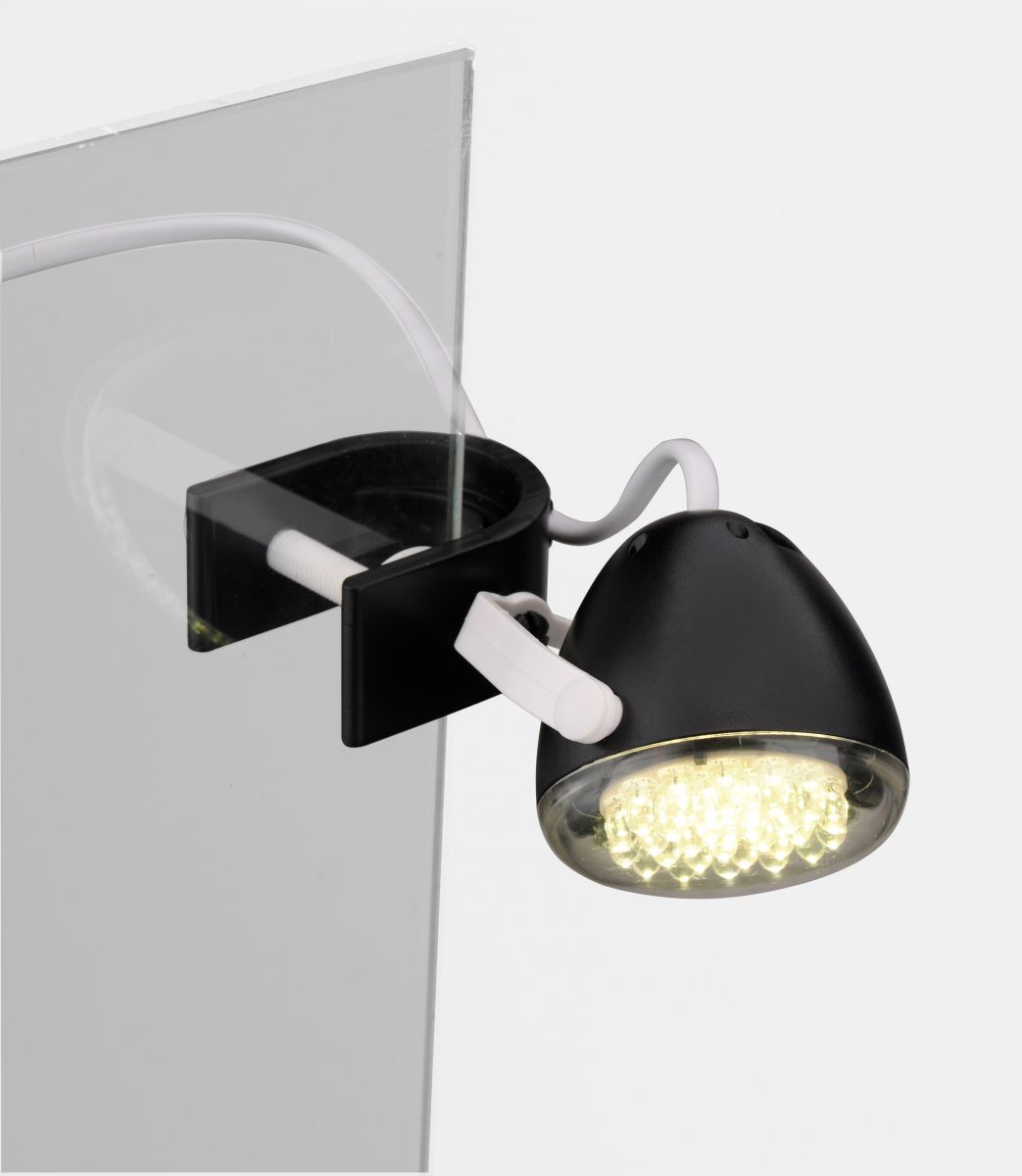 LED Klemmleuchte Podgy 13073-18 schwarz