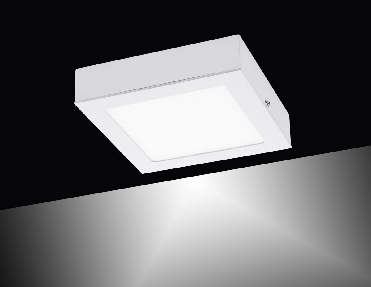 LED Einbau-/Aufbauleuchte Oskar 14391-16 weiss