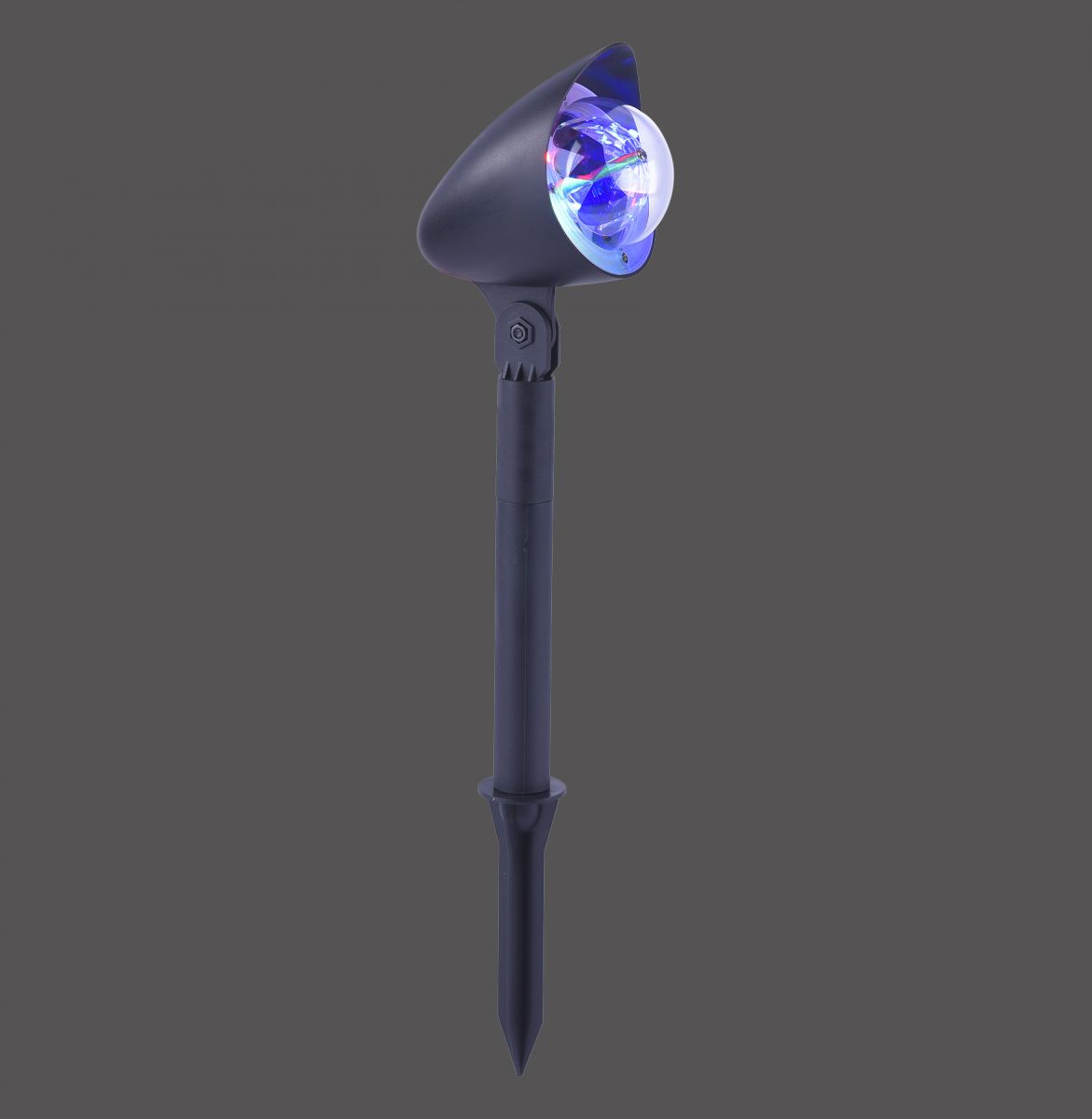 LED Erdspießleuchte Disco 19035-18 schwarz