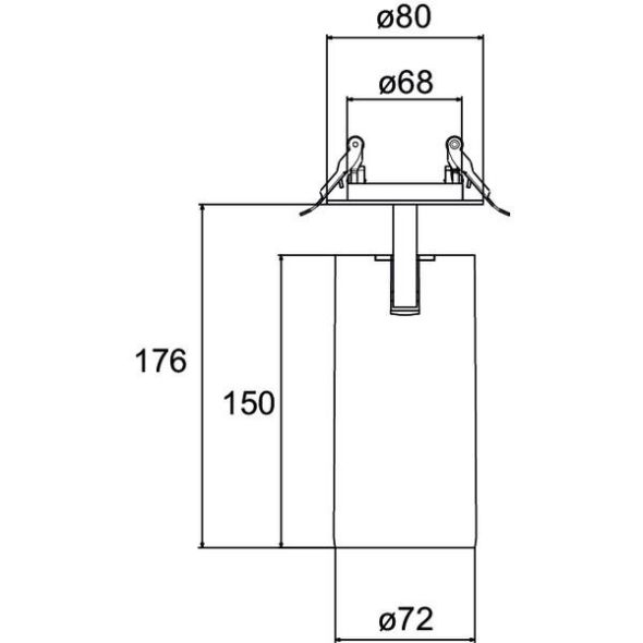LED-Halbeinbau-Strahler 88804183DA LED-Halbeinbau-Strahler 88804183DA