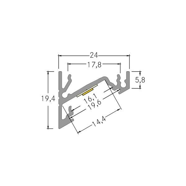 Anbau-Eckprofil 53385262