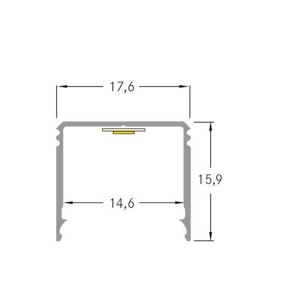 Anbauprofil hoch 53381261