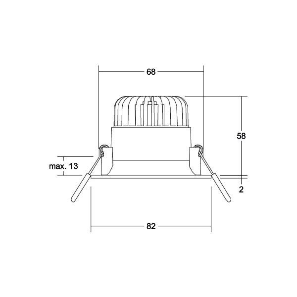 LED-Einbaudownlight 12384683