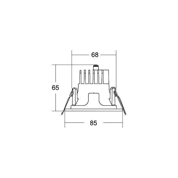 LED-Einbaudownlight 230V 41611164