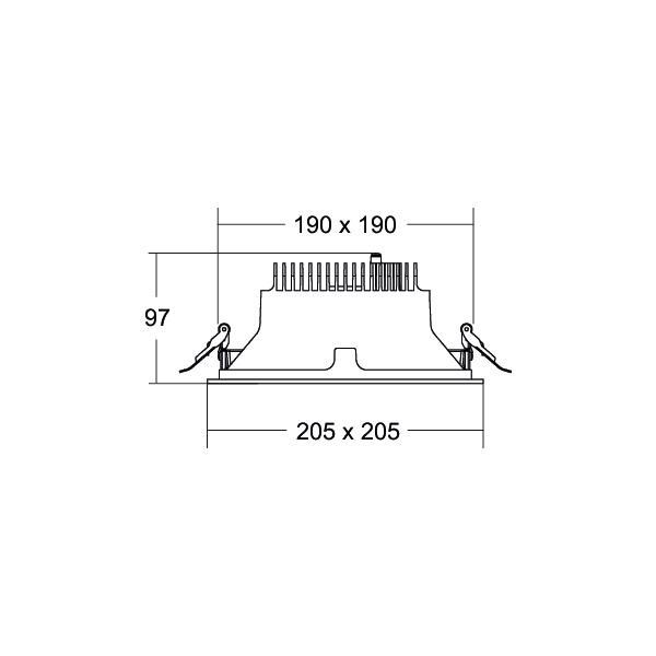 LED-Einbaudownlight 230V 41644163