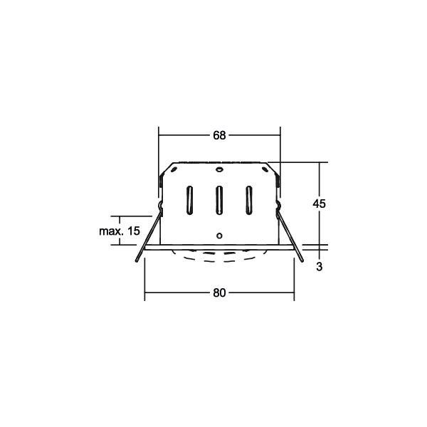 LED-Einbauleuchte 350mA 12463643