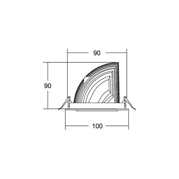 LED-Einbaurichtstrahler 88242183DA