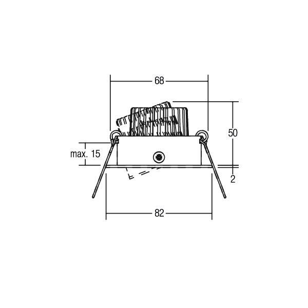 LED-Einbaustrahler 230V 38147223