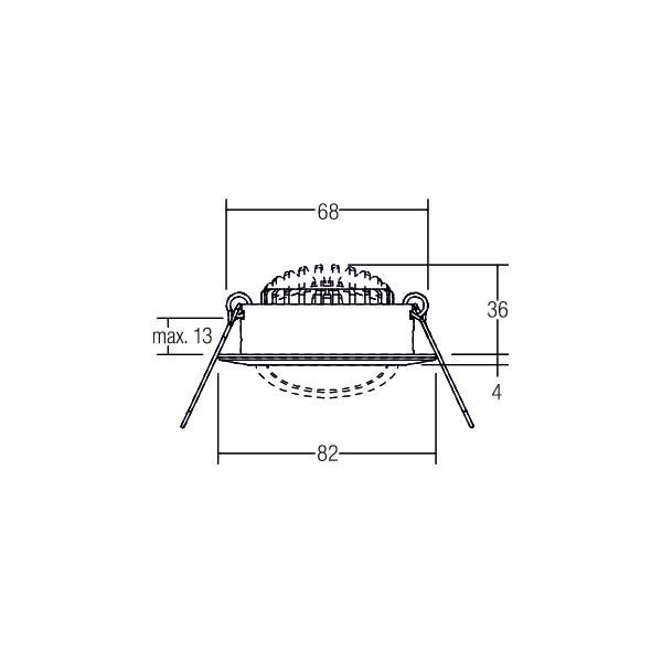 LED-Einbaustrahler 230V 39463073