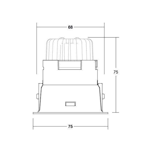 LED-Einbaustrahler 230V 41473183DW