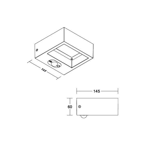 LED-Solarwandleuchte 65281103