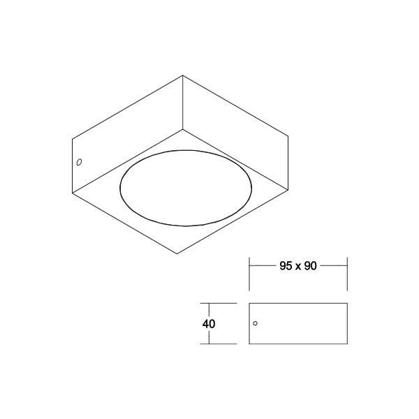 LED-Wandanbauleuchte 10120103