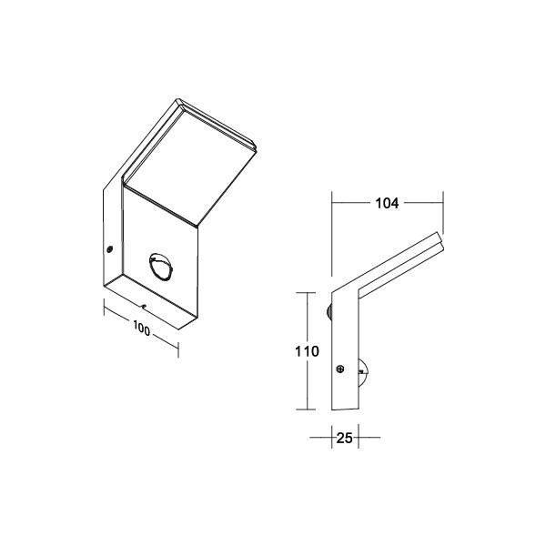 LED-Wandanbauleuchte 65121103