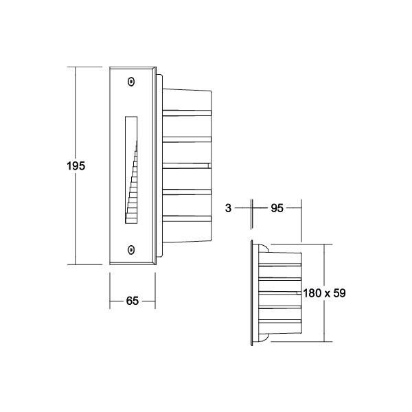 LED-Wandeinbauleuchte 230V 60210183