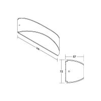 LED-Wandanbauleuchte 65061103