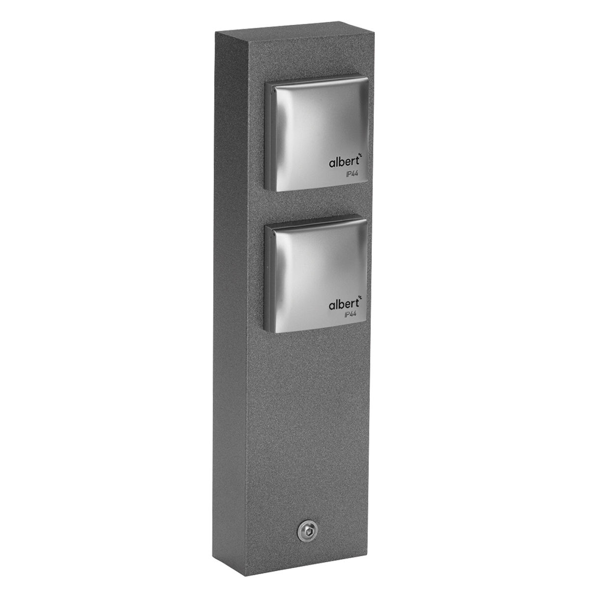 Steckdosensäule mit 2 Steckdosen Steckdosensäule mit 2 Steckdosen