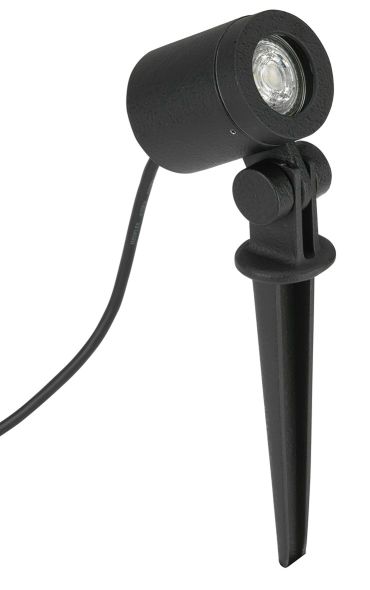Spießstrahler, PAR 16-50 W, Alu, schwarz 662197 Spießstrahler, PAR 16-50 W, Alu, schwarz 662197