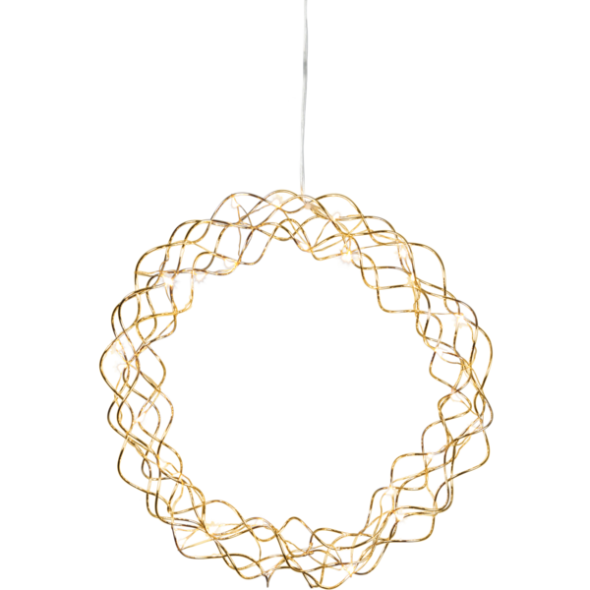 LED-Dekokranz Curly 690-35 30cm LED-Dekokranz Curly 690-35 30cm