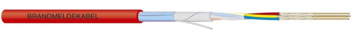 Brandmeldekabel rot BMK JEHStH E30-90 20x2x0,8mm² Schnittlänge Brandmeldekabel rot BMK JEHStH E30-90 20x2x0,8mm² Schnittlänge