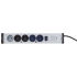 Steckdosenleiste 5-fach MASTER-SLAVE 3 x 1,5² grau/schwarz 1,5 m