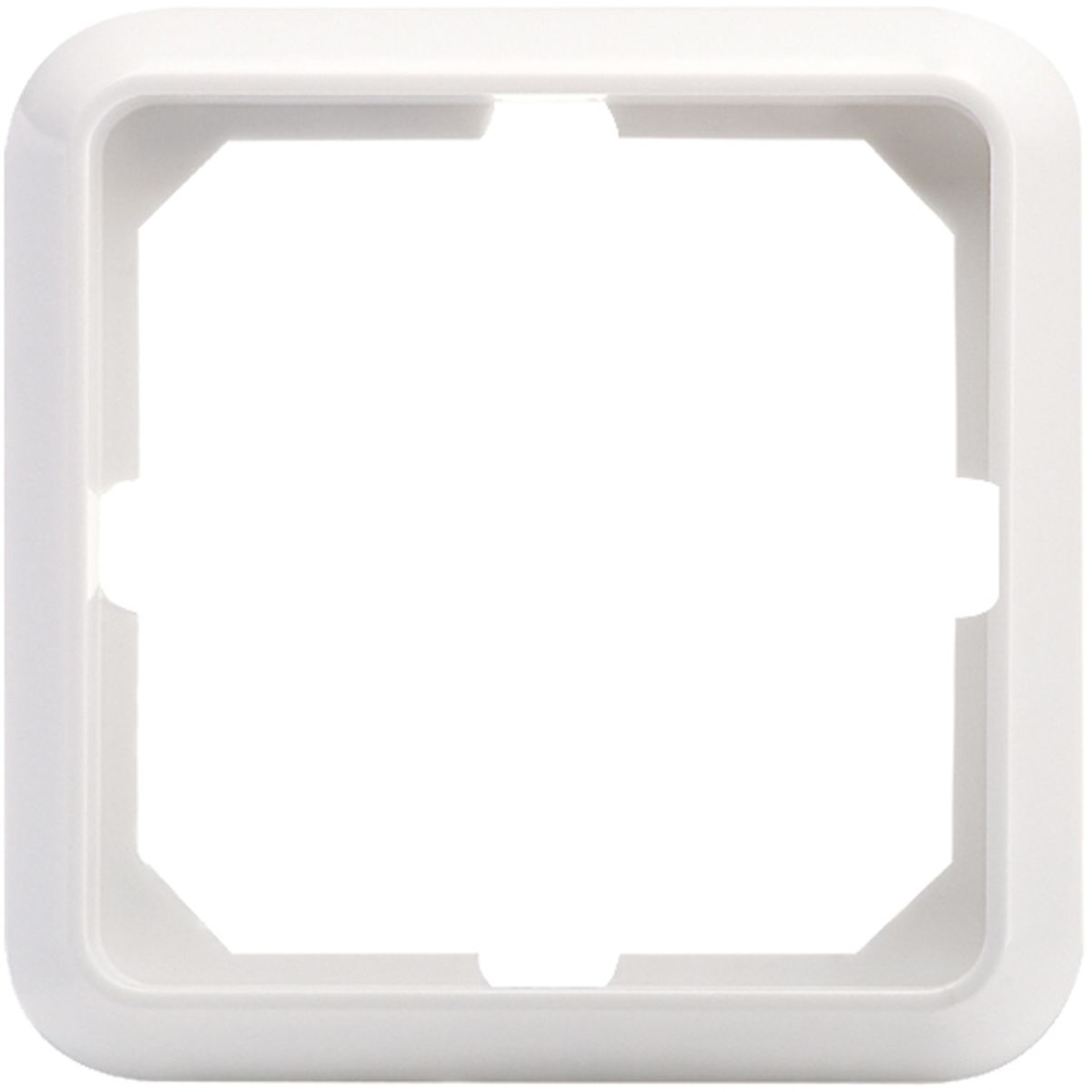 Rahmen 1-fach reinweiss 224104
