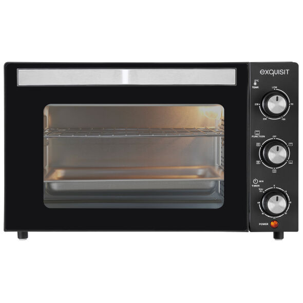 Mini-Backofen mit Drehspieß und Umluftfunktion 1500W Garraum 20 Liter Mini-Backofen mit Drehspieß und Umluftfunktion 1500W Garraum 20 Liter