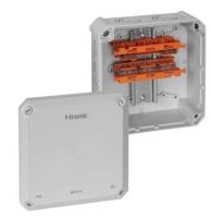 AP-Kabelkasten, NEPTUN, Polystyrol, inkl. 5 COMPACT Wago-Klemmen