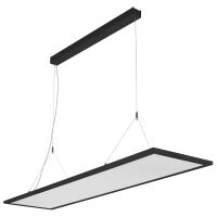 Pendelleuchte LED/65W 8.200 lm 4000K mit einstellbaren Lumen 1.200 x 300 schwarz ähnlich RAL 9005