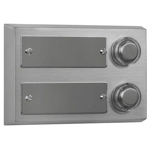AP-Klingeltaster 24V/1A Messing vernickelt unbeleuchtet