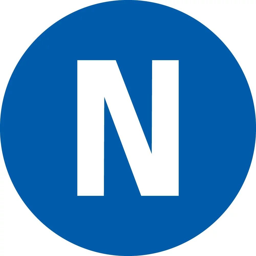 Leiterkennzeichen Neutralleiter N blau-weiß PET laminiert Folie selbstklebend d=12,5 mm 12 St./Bogen Leiterkennzeichen Neutralleiter N blau-weiß PET laminiert Folie selbstklebend d=12,5 mm 12 St./Bogen