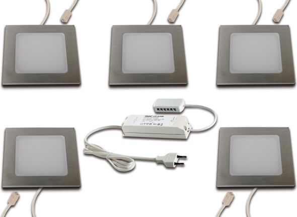 LED Einbauleuchte 5er-Set 5er Set #61060451002 LED Einbauleuchte 5er-Set 5er Set #61060451002