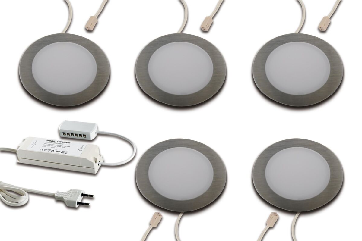 LED Einbauleuchte 5er-Set 5er Set #61060450002 LED Einbauleuchte 5er-Set 5er Set #61060450002