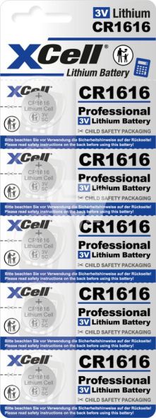 Knopfzelle Lithium 3V XCR1616 (5er) Knopfzelle Lithium 3V XCR1616 (5er)