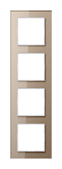 Glasrahmen 4-fach AC 584 GL CH champagner Glasrahmen 4-fach AC 584 GL CH champagner