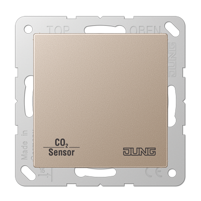 KNX CO2-Sensor RT-Regler CO2 A 2178 CH champagner KNX CO2-Sensor RT-Regler CO2 A 2178 CH champagner