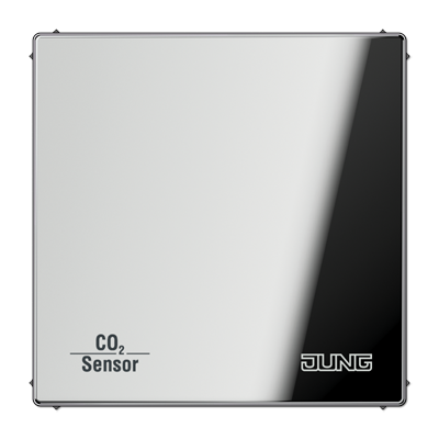 KNX CO2-Sensor RT-Regler CO2 GCR 2178 glanzchrom KNX CO2-Sensor RT-Regler CO2 GCR 2178 glanzchrom
