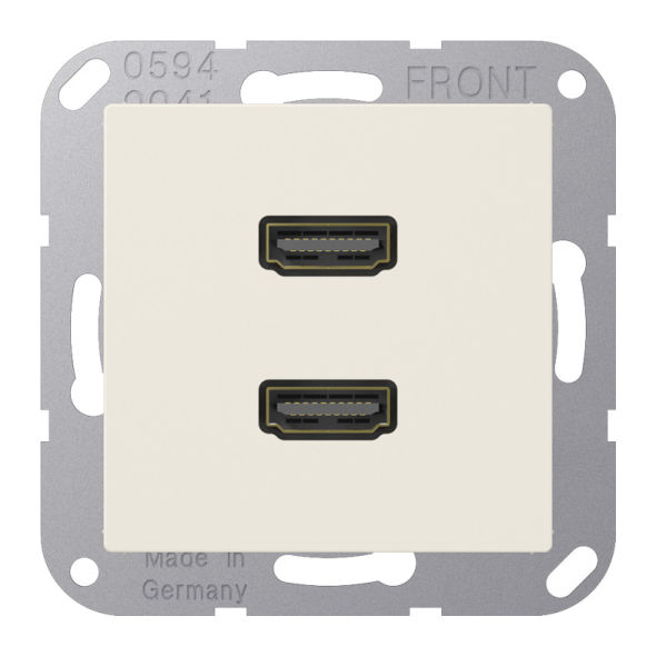 Multimediadose 2-fach HDMI MA A 1133 weiß Multimediadose 2-fach HDMI MA A 1133 weiß