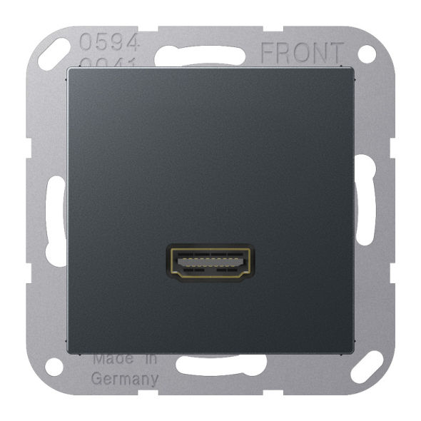 Multimediadose HDMI MA A 1112 ANM anthrazit matt Multimediadose HDMI MA A 1112 ANM anthrazit matt