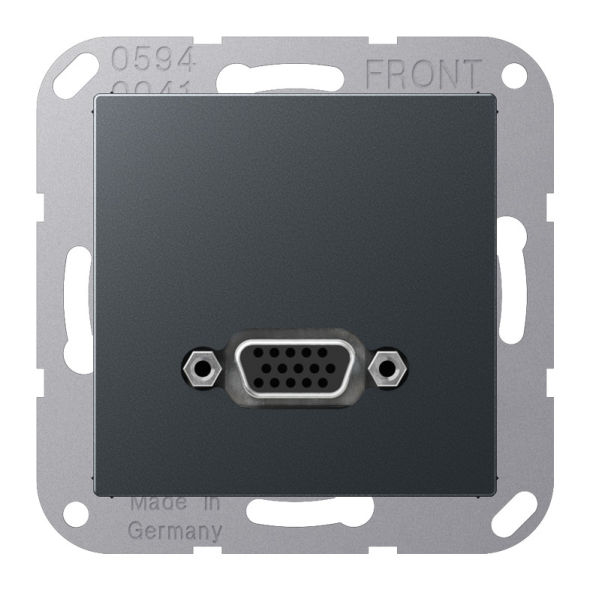 Multimediadose VGA MA A 1102 ANM anthrazit matt Multimediadose VGA MA A 1102 ANM anthrazit matt