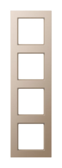 Rahmen 4-fach AC 584 CH champagner Rahmen 4-fach AC 584 CH champagner