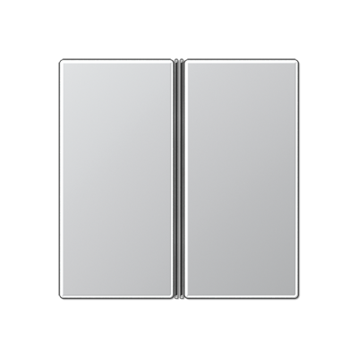 Tastensatz 2-fach A 402 TSA AL aluminium Tastensatz 2-fach A 402 TSA AL aluminium
