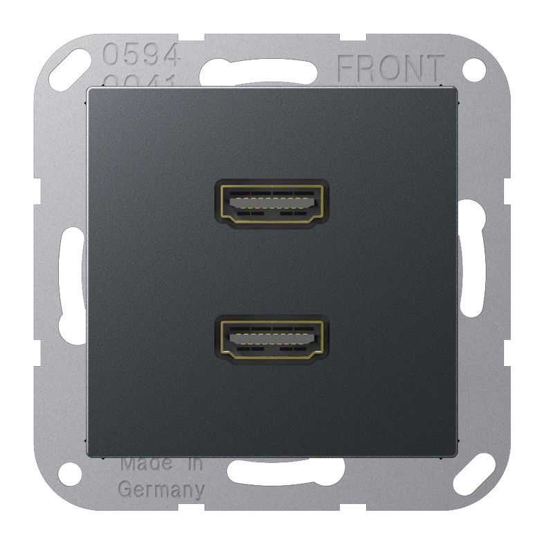 Multimediadose 2-fach HDMI MA A 1133 ANM anthrazit matt Multimediadose 2-fach HDMI MA A 1133 ANM anthrazit matt