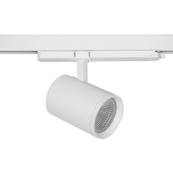 LED-Schienenstrahler 30W 2.850lm 3000K Aluminiumgehäuse weiß LED-Schienenstrahler 30W 2.850lm 3000K Aluminiumgehäuse weiß