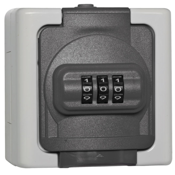 Steckdose 1-fach mit Zahlenschloss 109856007 Steckdose 1-fach mit Zahlenschloss 109856007