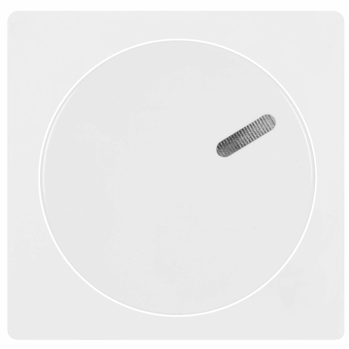 Abdeckung für Dreh- und Druck-Dimmer K55 reinweiß Abdeckung für Dreh- und Druck-Dimmer K55 reinweiß