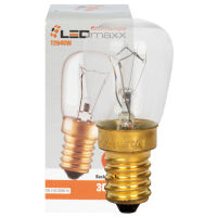 Backofenlampe Birnenform klar E14 40W