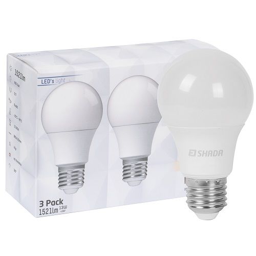 LED-Lampe 3er-Set AGL-Form opal E27/13W 100W 1.521 lm 2700K LED-Lampe 3er-Set AGL-Form opal E27/13W 100W 1.521 lm 2700K